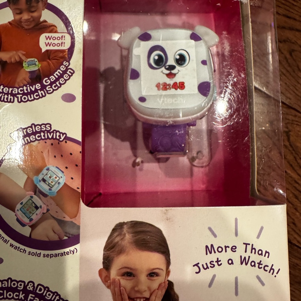 Vtech my first kids smartwatch Purple and White Interactive Kids Watch - Picture 2 of 4